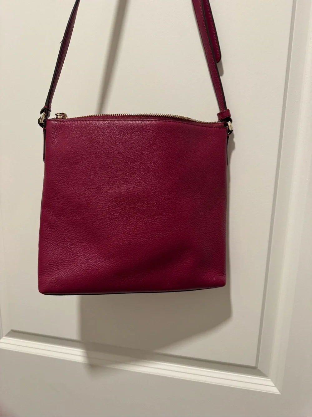 kate spade magenta leather crossbody bag